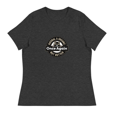 Once Again Dark Grey Heather / S Women's Relaxed T-Shirt - Classic Logo
