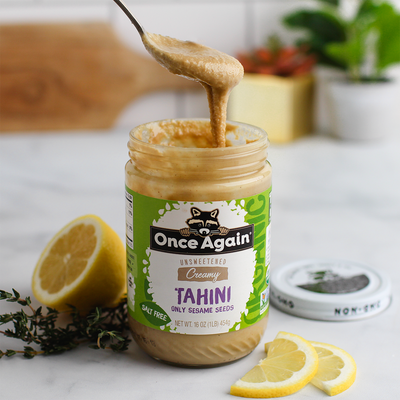 Once Again Tahini Organic Sesame Tahini - Salt Free, Unsweetened - 16 oz
