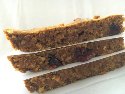 Sprouted Oat and Fruit Bars