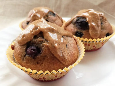 Almond and Blueberry Muffin