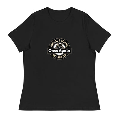 Once Again Black / S Women's Relaxed T-Shirt - Classic Logo