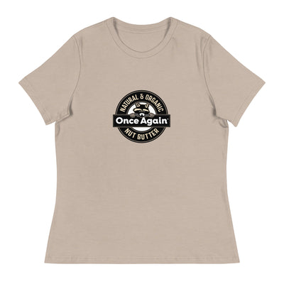 Once Again Heather Stone / S Women's Relaxed T-Shirt - Classic Logo