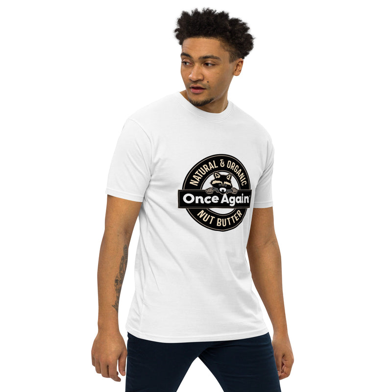 Once Again White / S Men’s Premium T-Shirt - Classic Logo