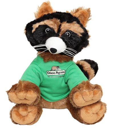 Once Again Merchandise Each Once Again Rocky the Raccoon Plush, 9 Inch - Made of Polyester