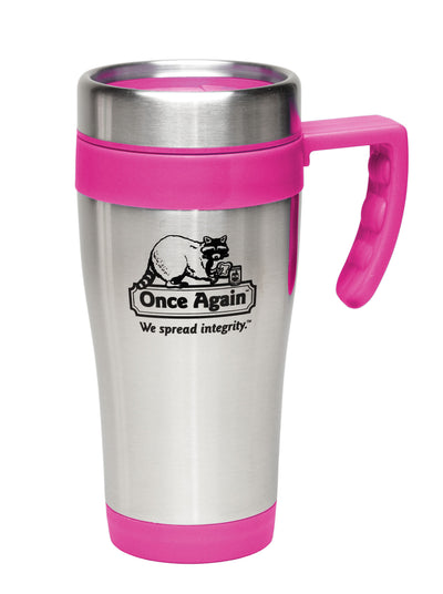 Once Again Merchandise Each Once Again Travel Tumbler Mug, 15oz - Pink